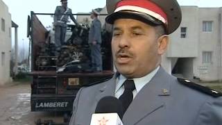 gendarmerie royale marocaine saisie des moteurs des véhicules [upl. by Ahseena]