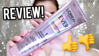 LOreal Everpure Glossing Shampoo Review  Drugstore Haircare Reviews [upl. by Sul688]