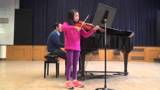 Flonville by Stephane Grappelli  Grade 6 Violin performed by Tamra Chan [upl. by Aduh]