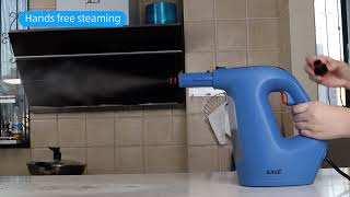 EAVE Handheld Steam Cleaner EASC15BL [upl. by Terina]