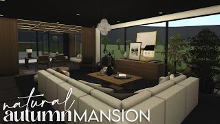 Bloxburg  Natural Autumn Mansion  House Build [upl. by Creighton457]