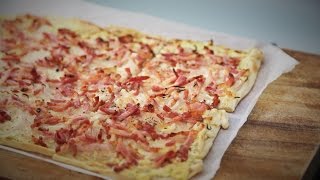 How to make a Tarte Flambée  Flammekueche [upl. by Hew]