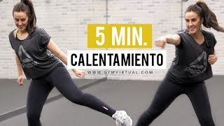 5 minutos de calentamiento  Cardio suave perfecto para antes de entrenar [upl. by Luar]