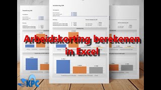 Arbeidskorting berekenen in Excel [upl. by Sorce]