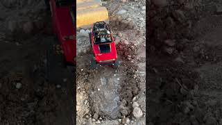 AXIAL SCX24 VS MUD [upl. by Harv713]