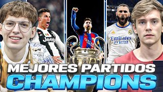 LOS MEJORES PARTIDOS EN LA HISTORIA DE LA CHAMPIONS😨 [upl. by Porty151]