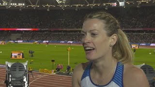 WCH 2017 London Eilidh Doyle GBR 400 Metres Hurdles Semi Final Heat 3 [upl. by Carder]