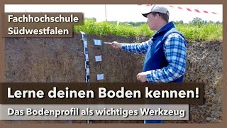 Lerne deinen Boden kennen Das Bodenprofil als Werkzeug  FH Südwestfalen  SoilEvolution 2021 [upl. by Ardnuahc]