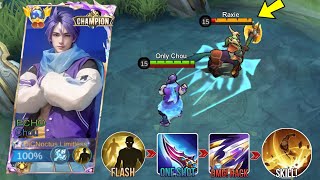 CHOU BEST BROKEN BUILD AND EMBLEM FOR ONE SHOT 2024  Mobile Legends Topchou [upl. by Eimirej898]