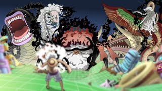 LUFFY FACED ALL GOROSEI Fan animation  One Piece chapter 1110 [upl. by Farica]