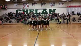 Chelan High School Cheer Half Time Performance [upl. by Inuat]