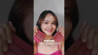 romand blur fudge tint swatches romand makeup kbeauty [upl. by Onivag]