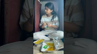 Minivlog327 What we ate in a Train😫🤢Longest train travel diml trainfood minivlog food yt [upl. by Retsevlis]