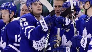 Auston Matthews 40th goal empty net Called By Joe Bowen Clinches Playoffs [upl. by Aros]