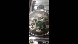 TINOLANG MANOK WITH MALUNGGAYyummy food [upl. by Auoz]