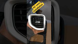 car ac vent installation ac vent car shorts nkcarautotach automobile [upl. by Eidac996]