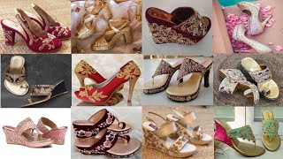 Dulhan Sandal  Sandal ke design  sandal ki design  sandal design  dulhan ki sandal  chappal [upl. by Junina]