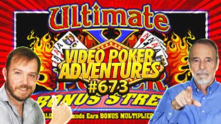 Winning Day on Ultimate X Bonus Streak Video Poker [upl. by Leela]