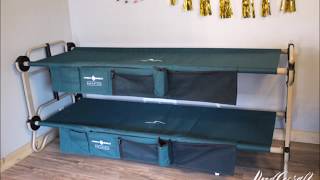 DiscoBed Camping Cots Bunk Beds [upl. by Gnilrac695]