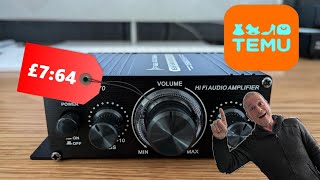 I Bought a £7 Amp From Temu temu utilitariantv [upl. by Ailerua]