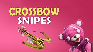 CROSSBOW SNIPES  DOUBLE CROSSBOW  CUPIDS ARROW  Fortnite Battle Royale [upl. by Jeroma596]