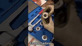 👉ShortClimatización💪🧑‍🔧Ensanchadora para tubo de cobre WIGAM [upl. by Neelyaj]