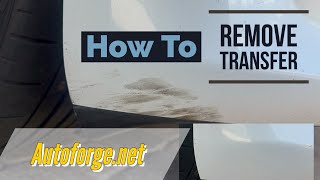 How To Remove Different Transfers On Your Paint Car Washing Auto Detailing Autoforgenet [upl. by Ap]