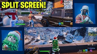 How To SPLIT SCREEN on Fortnite Chapter 5 [upl. by Ecyar]