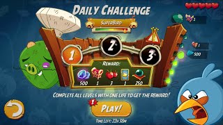 Angry Birds 2 Blues Brawl Daily Challenge Walkthrough 4 5 6 Rooms  Extra Blue Card [upl. by Toma]