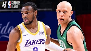 Boston Celtics vs Los Angeles Lakers  FULL Game Highlights  July 15 2024 NBA Summer League [upl. by Nosinned310]