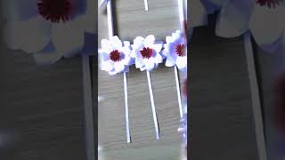 Flower Making455 Paper Crafts For School diy paperpetals artandcraft flowerpaper craft paper [upl. by Analrahc]