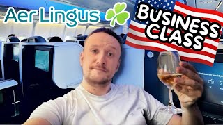 Aer Lingus Business Class Review  Orlando to Manchester [upl. by Hospers]