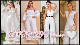 ENTERIZOS BLANCOS 🤍 enterizos moa2024mujer modafeminina outfit modafashionlook modamujer2023 [upl. by Lertsek156]