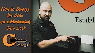 How to Change the Code on a Mechanical Safe Lock  Guardian Answers 16 [upl. by Porcia]