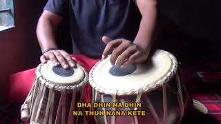 Keherwa Taal Part 01 Tabla Lesson  30 Tutorial for beginners [upl. by Nileek]