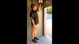 Resetting Stuck Garage Roller Doors [upl. by Bonnell]