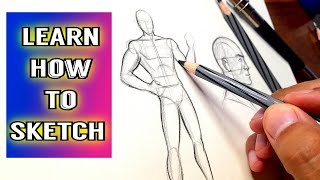 Sketches for Beginners  How to draw Sketches Easy step by step Sketch Drawing tutorial with pencil [upl. by Phineas]