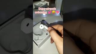 Dupe AirPods unboxing [upl. by Jillie]