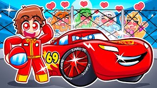 Rizzing MY CRAZY FAN GIRLS With The New Lightning MCQUEEN Car [upl. by Ytissac46]