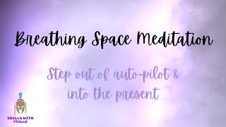 3 Minute Breathing Space Meditation for Kids [upl. by Alyson573]