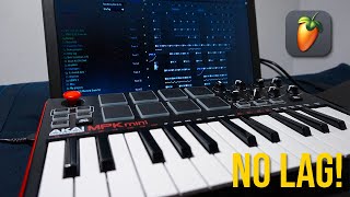 How to Use Akai MPK Mini with FL Studio no Lag Tutorial 2024 [upl. by Antonino]