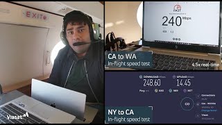 ViaSat3 high speed connectivity tests  Viasat [upl. by Adnolat]