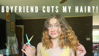 MY BOYFRIEND CUT MY HAIR [upl. by Ullyot]