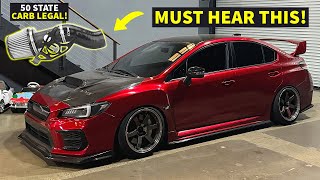 This Subaru WRX STI INTAKE Sounds So Good… LOUD TURBO NOISE [upl. by Nelia749]