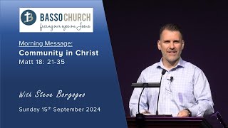 BassoChurch Msg Community in Christ [upl. by Haily]