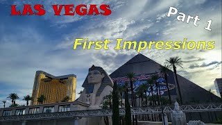 Trip to LAS VEGAS Part 1 First Impressions [upl. by Artemisa]