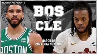 Boston Celtics vs Cleveland Cavaliers Full Game Highlights  Mar 5  2024 NBA Season [upl. by Odlamur788]