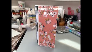 Embellishment book tutorial Craft with me [upl. by Drescher]