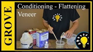 Conditioning and Flattening Veneer [upl. by Inobe980]