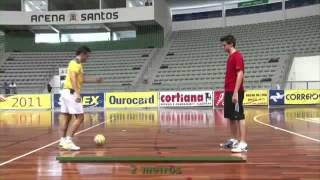 Falcao FutsalLesson  Rainbow Flick Goal [upl. by Nebuer610]